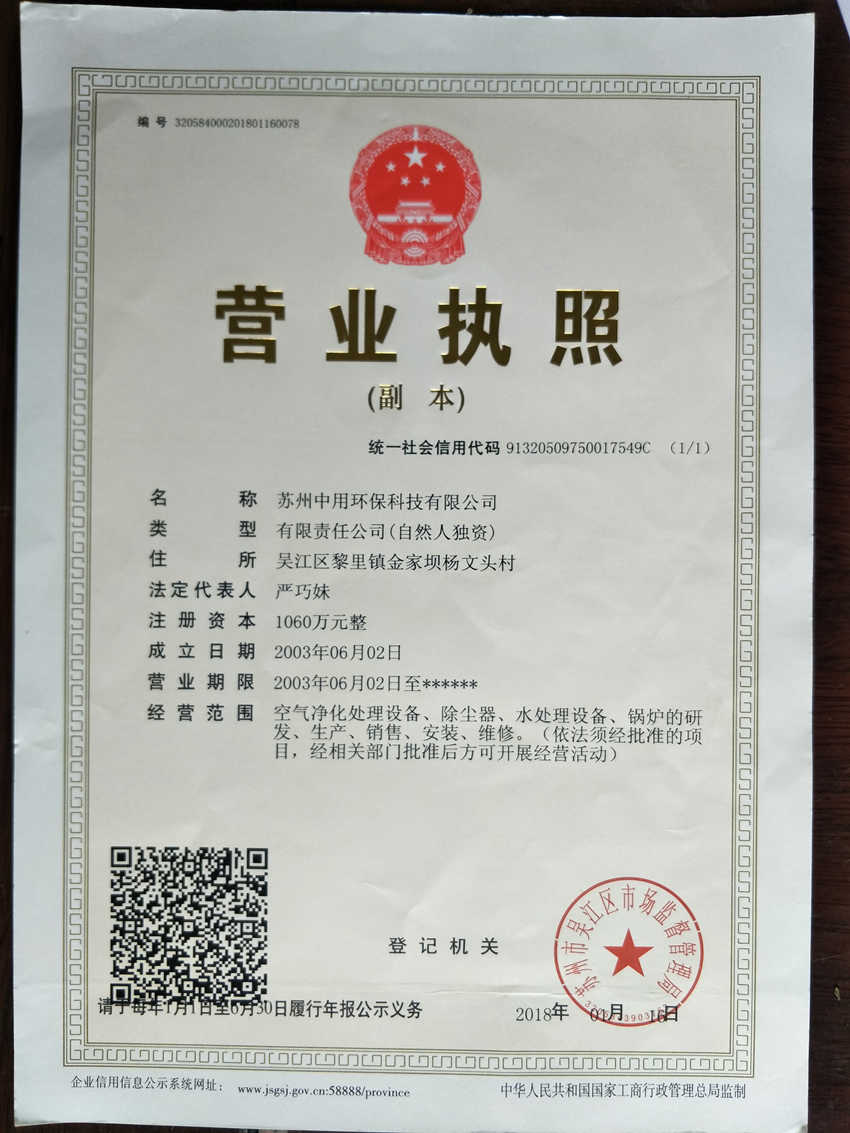 苏州中用环保锅炉定制生产商